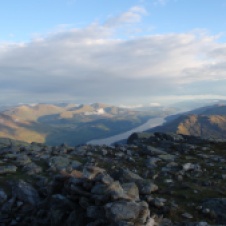Views of Loch Lomond from the summit